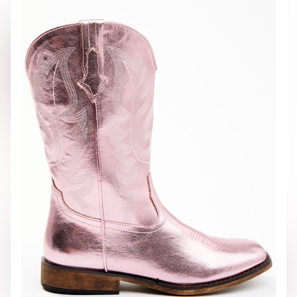 SHYANNE GIRLS' / WOMENS FLASHY WESTERN BOOTS - BROAD SQUARE TOE
